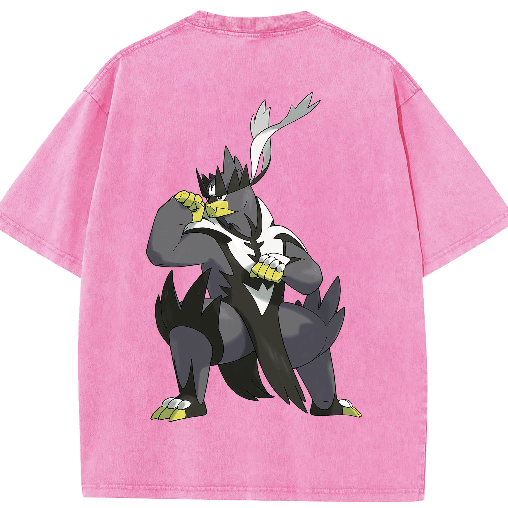 （画像用） ポケットモンスター Pokémon 綿100% ヴィンテージ風 半袖Tシャツ（背面プリント）